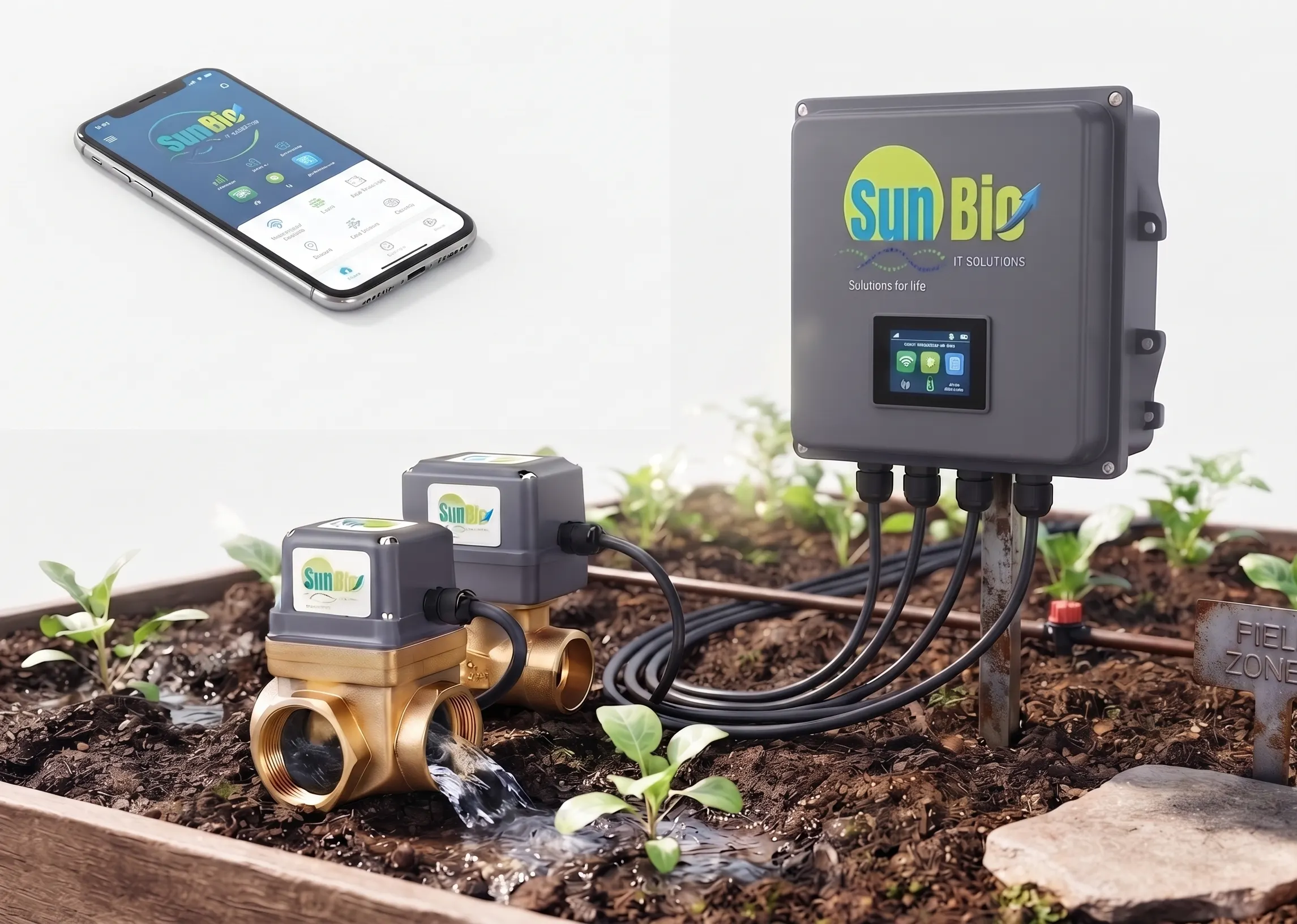 SunBio smart watering system device